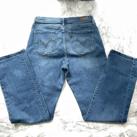 Levi’s 512 Perfectly Slimming Straight Leg Jeans Size 10 - Picture 1 of 14